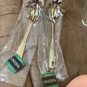 $10 for both NEW Stainless Steel 10” Pasta Spoons